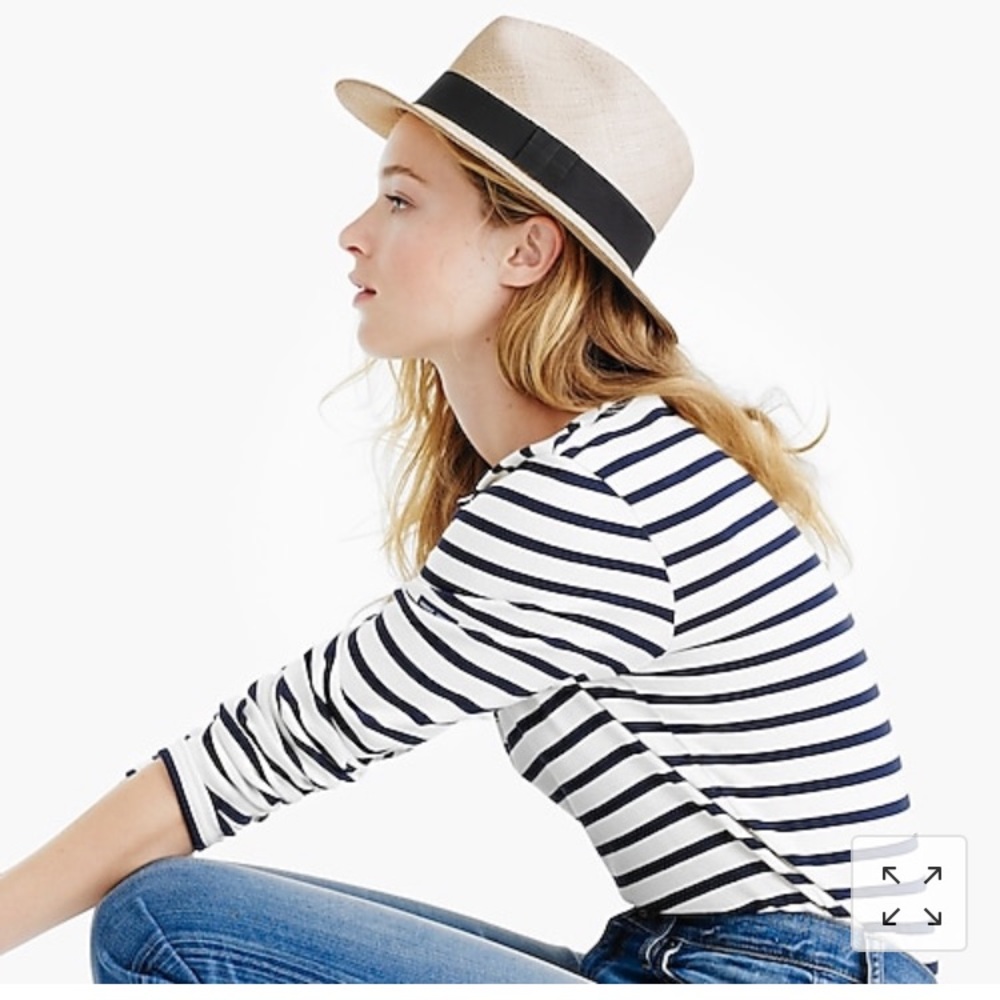 J. Crew straw hat